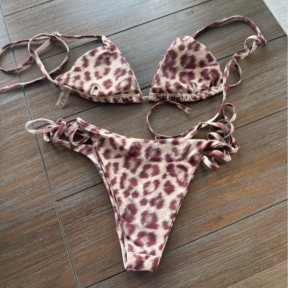 Zaful Leopard Print Bikini Set - Picture 3 of 4